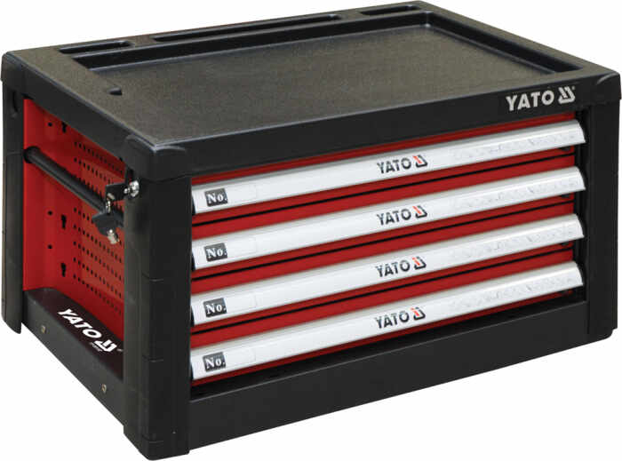 Dulap pentru atelier YATO 4 sertare inchise centralizat 690X465X400mm