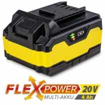 Acumulator suplimentar Flexpower 20V 4,0 Ah