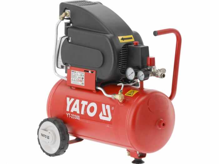 Compresor de aer YATO 24L 8bar 1500W 2CP 200 l min