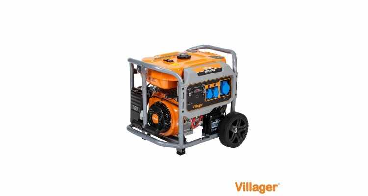 Generator Villager VGP 5900 S, 5,0 kW, motor pe benzina in 4 timpi, demaror electric 055117