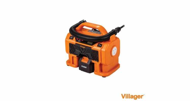 Minicompresor cu acumulator Villager Fuse VAT 1220 Solo 060111