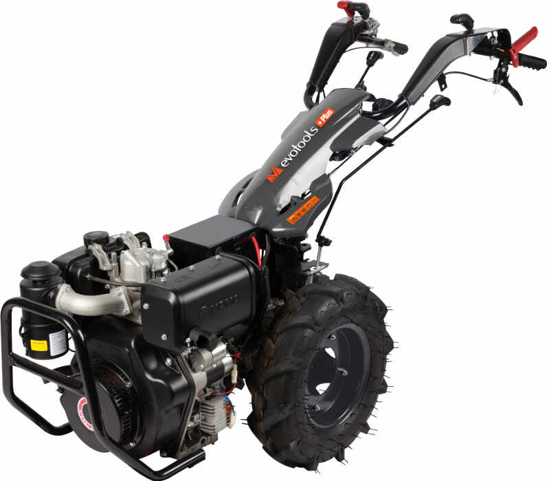 Motocultivator 10 CP Diesel Kama 418 cc Evotools PLUS MTD370 Pornire Electrica motocultor 682156